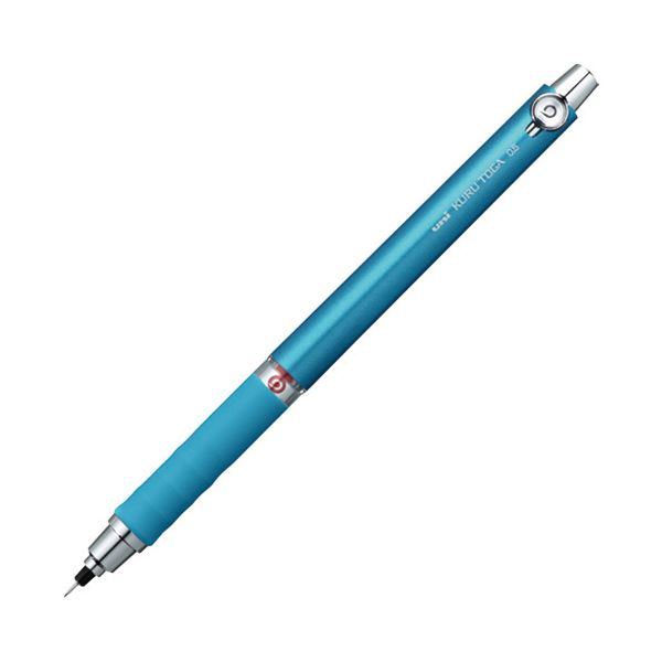 【新品】（まとめ） 三菱鉛筆 クルトガラバーグリップ05 ブルー M5656 1P【×10セット】