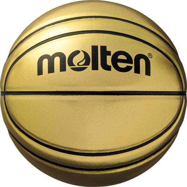 【新品】【モルテン Molten】 記念ボール バスケットボール 【7号球】 ゴールド 人工皮革 BGSL7 〔運動 スポーツ用品 イベント 大会〕