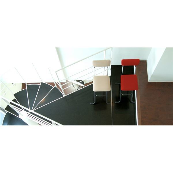 【新品】折りたたみ椅子 【4脚セット ベージュ×ブラック】 幅40cm 日本製 スチールパイプ_画像3