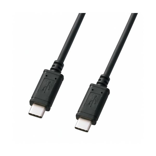 【新品】（まとめ） サンワサプライ USB2.0TypeCケーブル KU-CCP510 【×2セット】_画像1