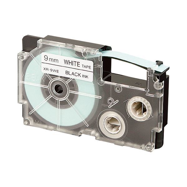 【新品】カシオ計算機 テープ 白に黒文字 XR-12WE 12mm 10本