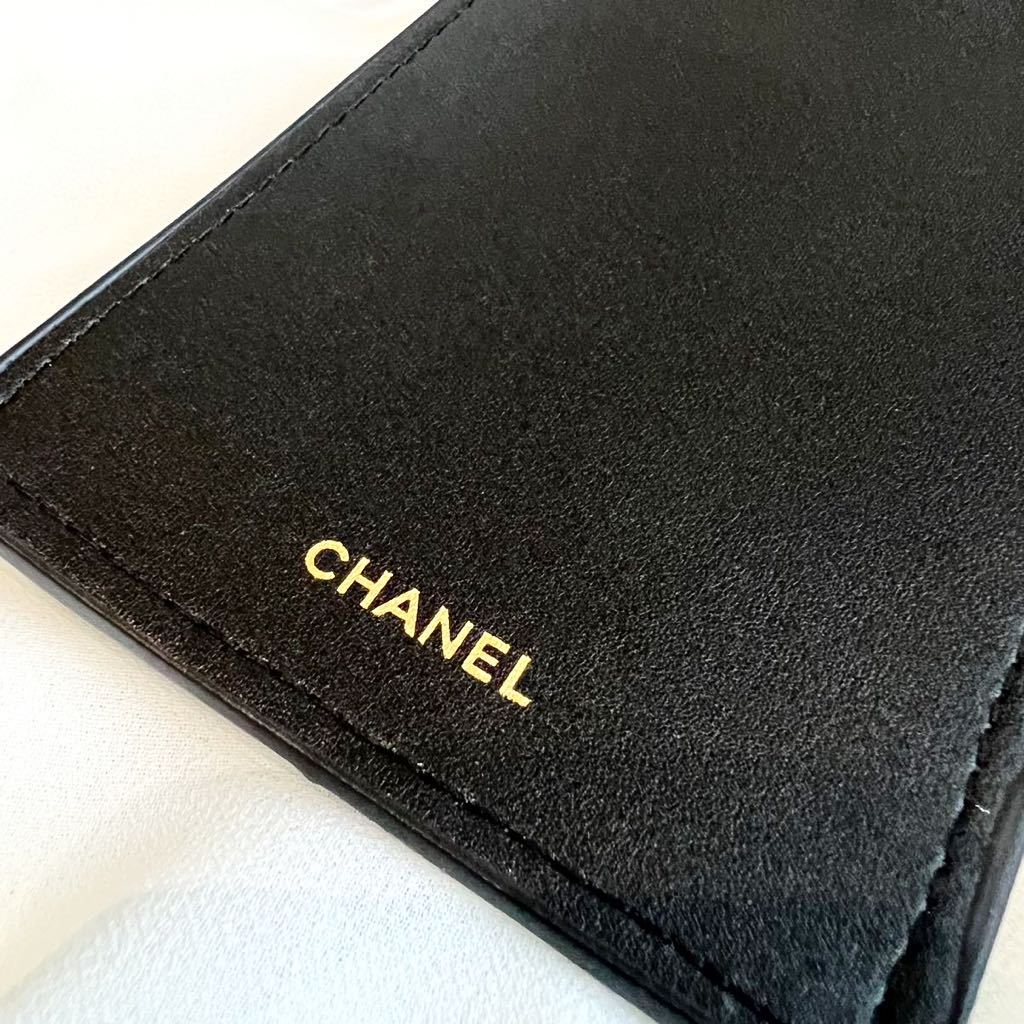 新品シャネル CHANEL ブラック ショルダー チェーン スマホケース 斜めがけ レア 携帯ケース カードケース ポーチ ノベルティ COCO CRUSH_画像8