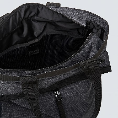 新品 オークリー OAKLEY トートバッグ 約 28L　撥水 ブラックヘザー ストレッチ ビジネスバッグ_画像5