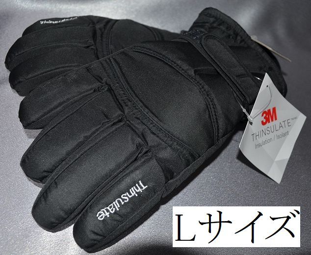 新品 L グローブ　3M 高機能中綿素材 保温機能　寒冷地仕様　 撥水 メンズ スノー　スキーグローブ　手袋 _画像1