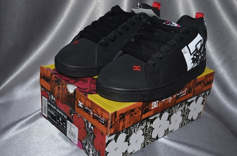 新品 dc shoe アンディ・ウォーホル　スカル AW COURT GRAFFIK SQ dc shoes　ディーシー アンディーウォーホール 靴_画像5