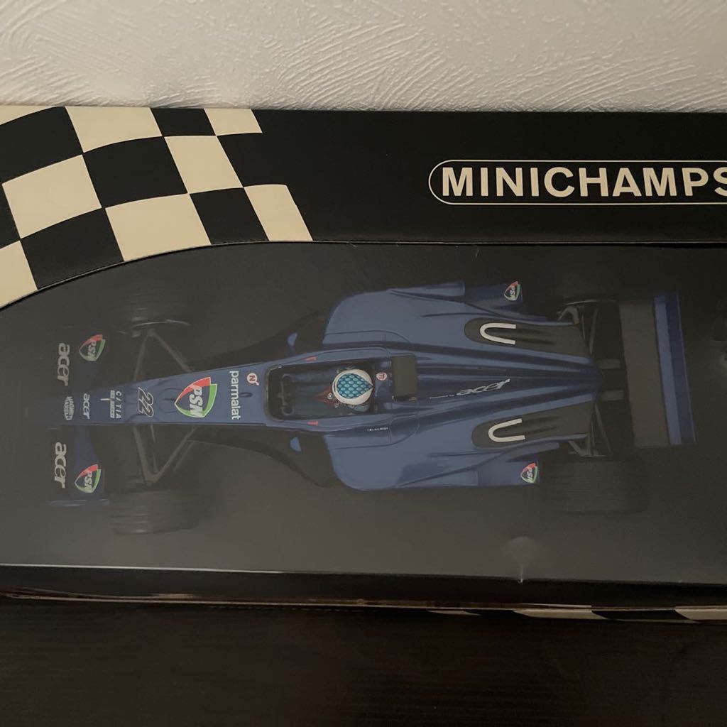 限定品　未使用　ミニチャンプス　1/18 PROST ACER 2001 ジャン.アレジ_画像2