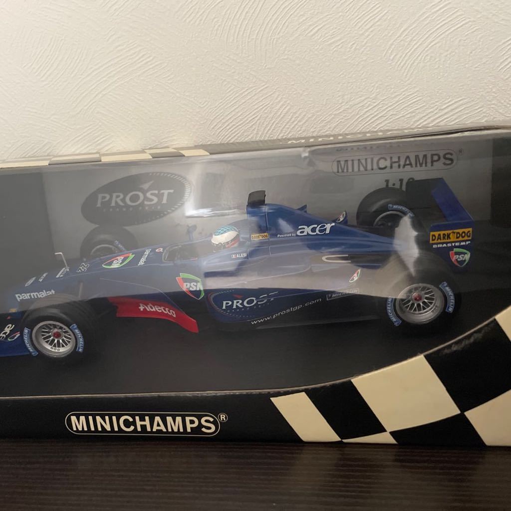 限定品　未使用　ミニチャンプス　1/18 PROST ACER 2001 ジャン.アレジ_画像1