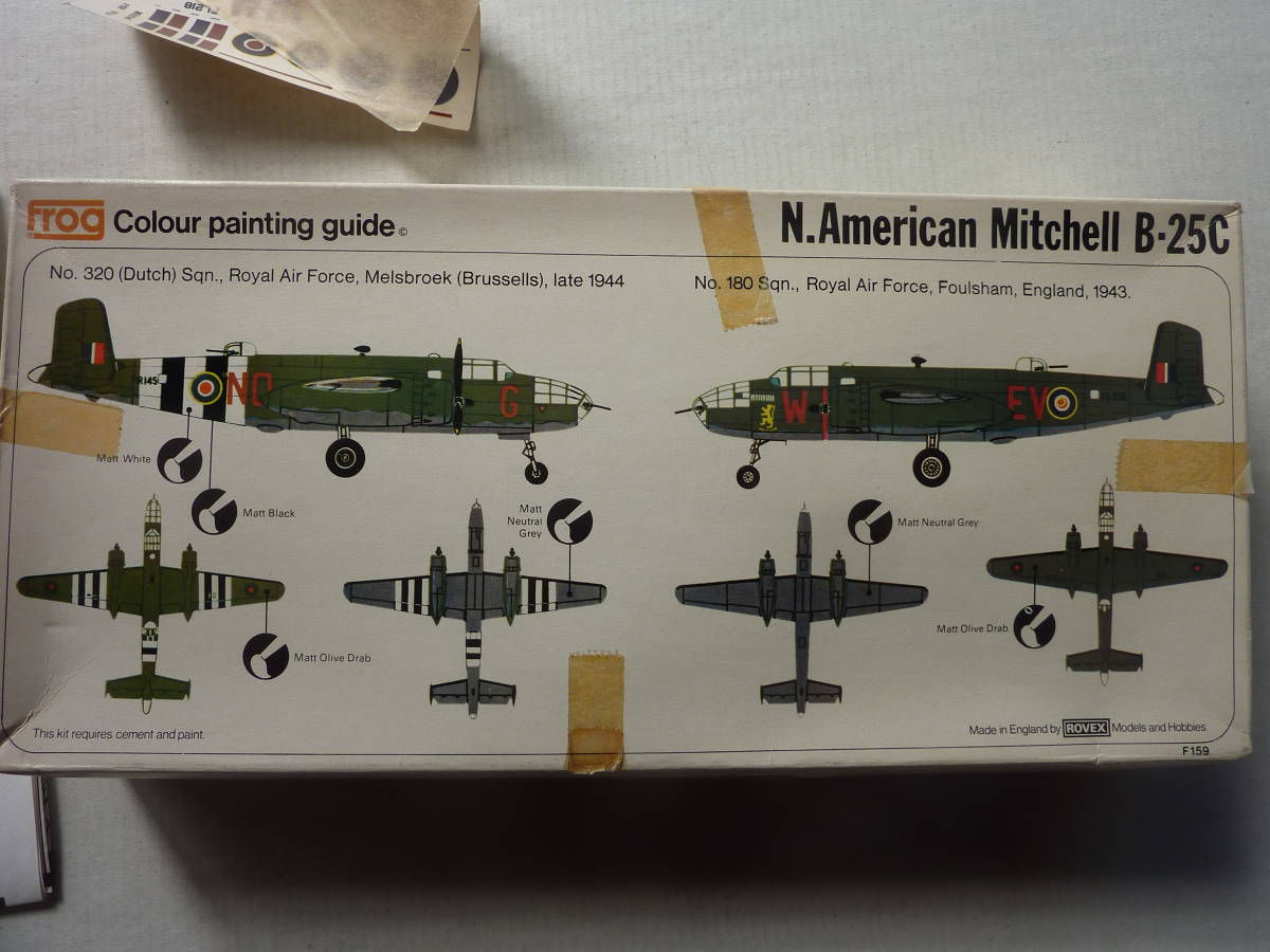 1/72 フロッグ　ミッチェル　Mk.Ⅱ（B-25C）_画像5