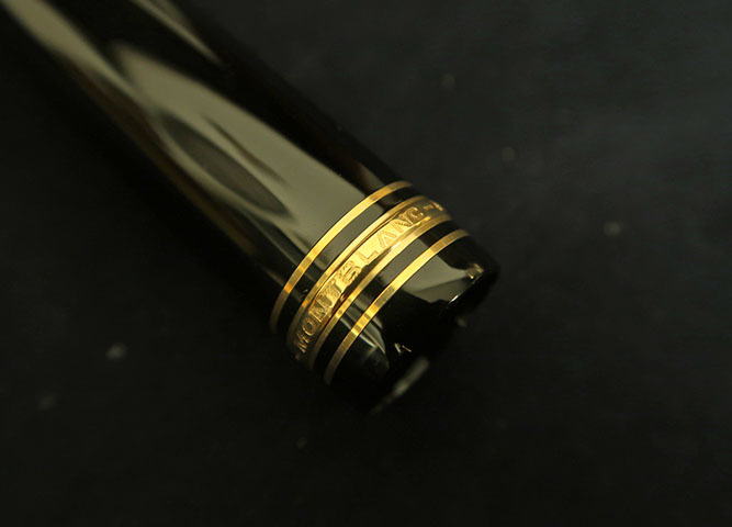 中古 文房具 (4) 万年筆 MONTBLANC モンブラン マイスターシュテュック 149 ペン先 4810 14C 585 箱あり ジャンク扱い_画像9