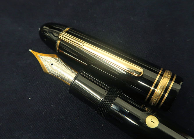 中古 文房具 (4) 万年筆 MONTBLANC モンブラン マイスターシュテュック 149 ペン先 4810 14C 585 箱あり ジャンク扱い_画像7