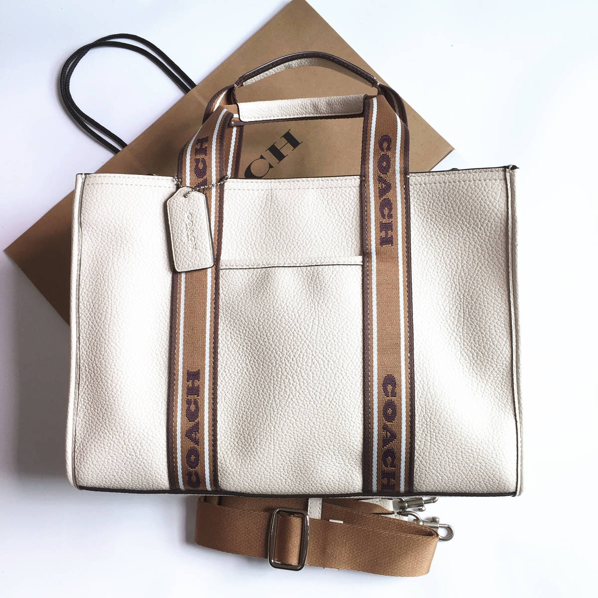 Yahoo!オークション - 新品 コーチ/COACH バッグ CM067 CHALK Yahoo!オークション - 新品 コーチ/COACH バッグ CM067 CHALK