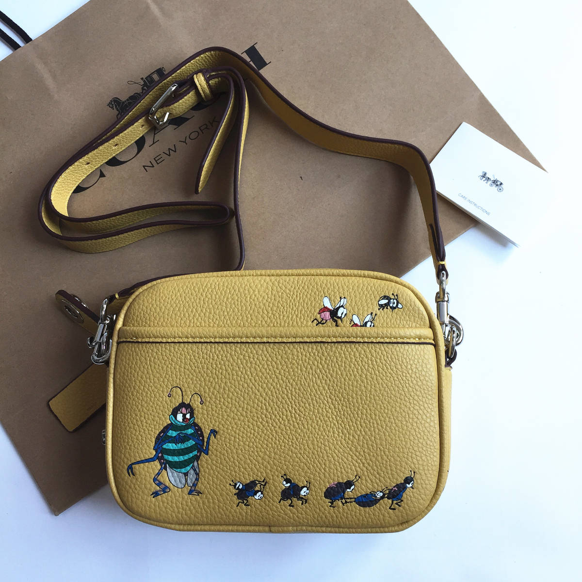 ☆新品☆コーチ/COACH バッグ CG969 DISNEY X COACH コラボ 19・リジェネラティブ レザー ショルダーバッグ クロスボディーアウトレット品_画像2