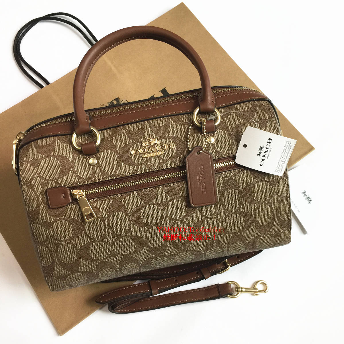 Yahoo!オークション - ☆新品☆コーチ/COACH F83607 ライトブラウン