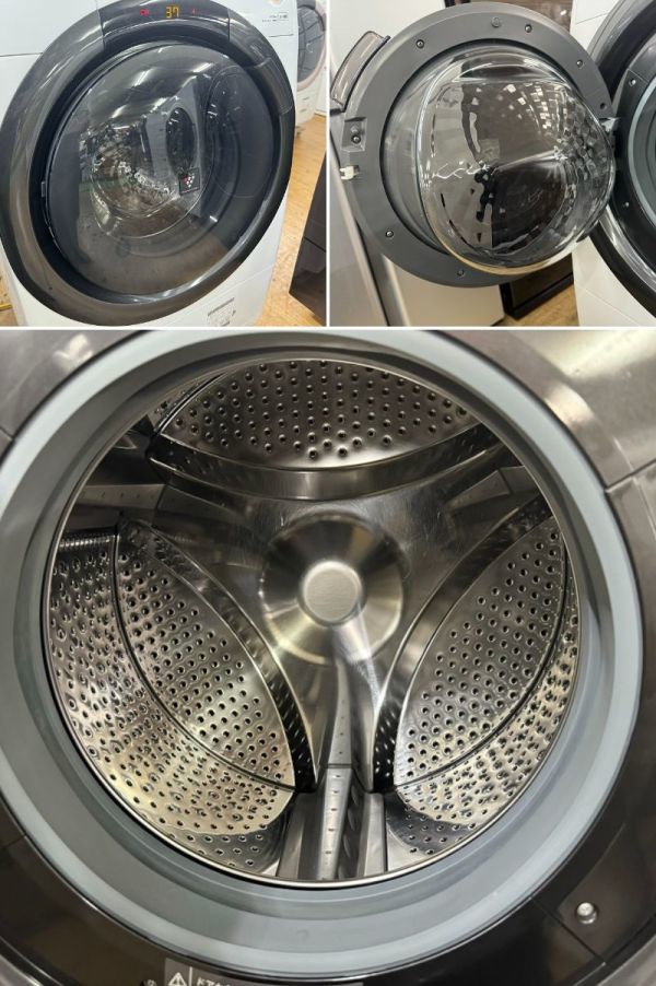 極上美品【 SHARP 】シャープ 洗濯7.0㎏/乾燥3.5㎏ ドラム式洗濯機 奥行スリム マンションにもちょうどいい、コンパクトタイプ ES-S7GL_画像5