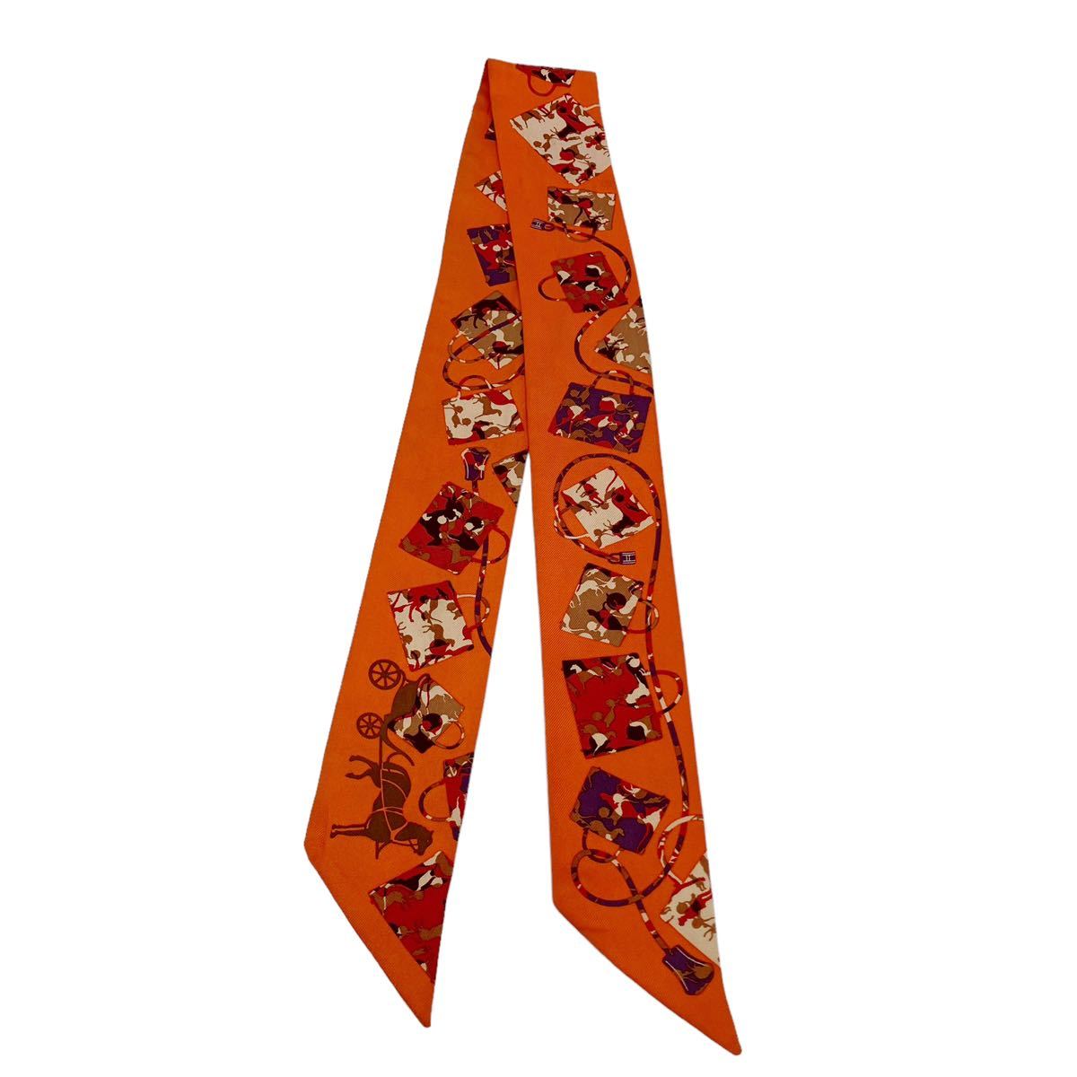良品】エルメス HERMES ツイリー ケリーの馬車 Kelly En Caleche 良品】エルメス HERMES ツイリー ケリーの馬車 Kelly En Caleche