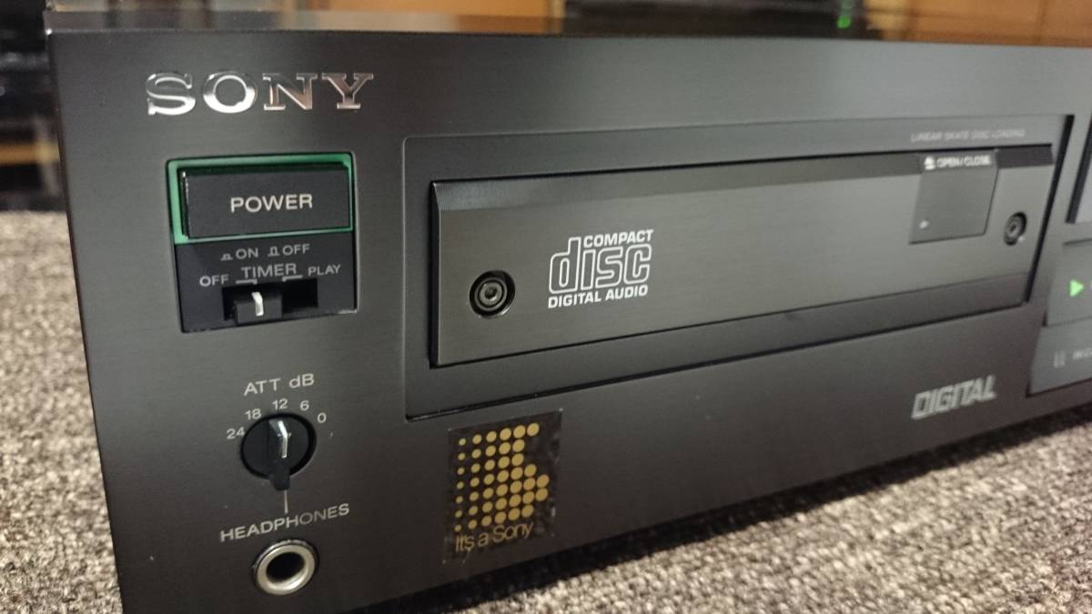 索尼Sony CDP-501ES“操作項目”CD播放器 原文:SONY ソニー　CDP-501ES 　『動作品』　CDプレイヤー