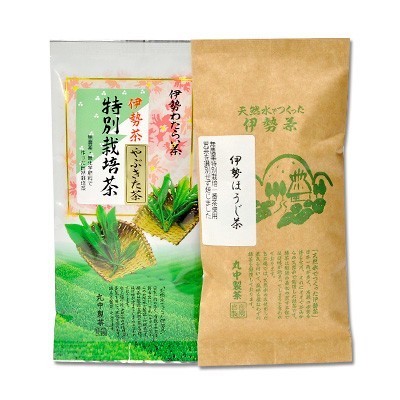  Ise city tea special cultivation less pesticide .... Special on green tea hojicha set mail service free shipping ( less pesticide tea green tea green tea .. tea tea tea leaf )