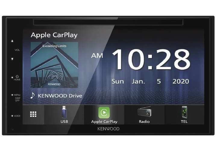 【在庫有】ケンウッド DDX5020S 2DINオーディオ DVD/CD/USB/Bluetoothレシーバー Apple CarPlay Android Auto対応 DDX-5020S_画像1