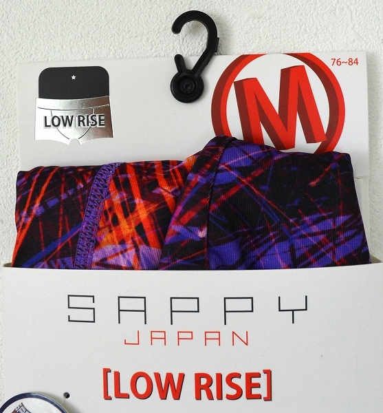 ★【SAPPY サピー】LOW RISE ボクサーパンツ D-551 紫 Mサイズ_画像3