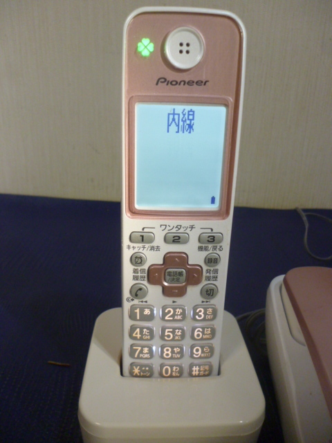  Pioneer　　パイオニア TF-SA70S -P デジタルコードレス電話機 TF-LU164 -P 子機付き ピンク_画像3