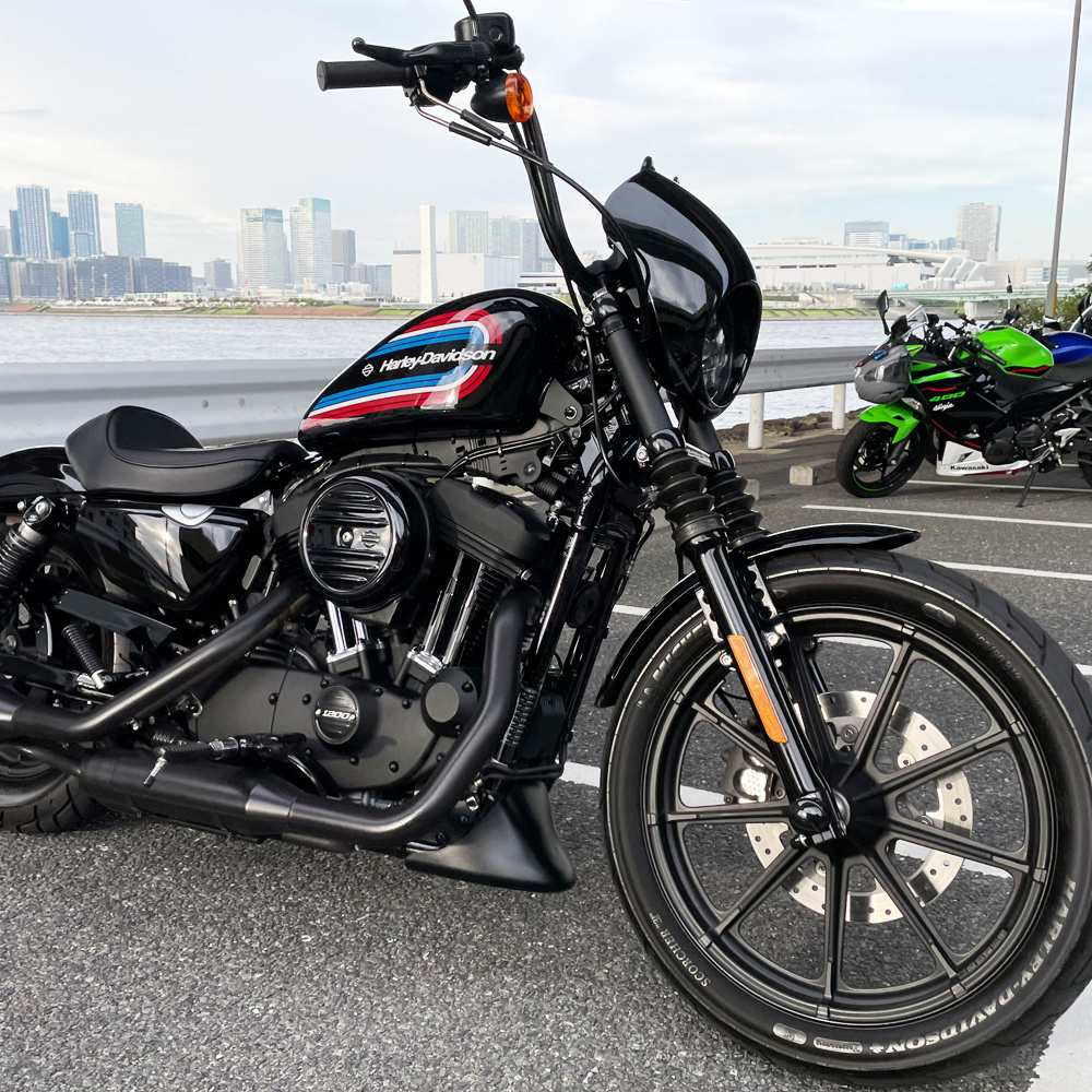 スポーツスターフォークカバー|ハーレー39mmフォーク用|XL883N スポーツスターフォークカバー|ハーレー39mmフォーク用|XL883N