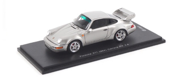 ポルシェ 911 964 カレラRS 3.8 スパーク 1/43 シルバー 限定_画像1