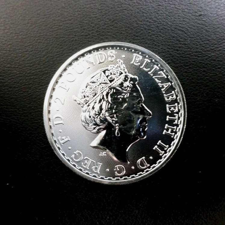 ◆　（美品）　2020 イギリス ブリタニア銀貨　1オンス　◆_画像2
