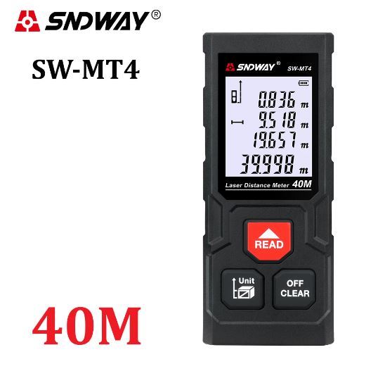 送料無料 未使用品　Sndway 40メートル 測定 レーザー 距離計 定規 デジタル_画像3