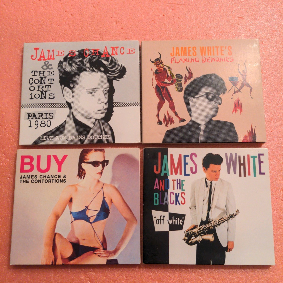 4CD James Chance The Chance White BOX SET CD JAMES WHITE & THE BLACKS THE CONTORTIONS BUY OFF WHITE FLAMING DEMONICS NO NEW YORK_画像5