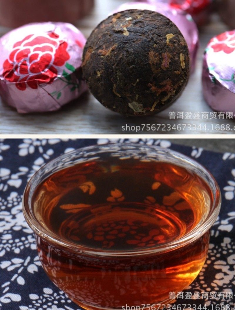 中国小沱茶　牡丹プーアル茶10包