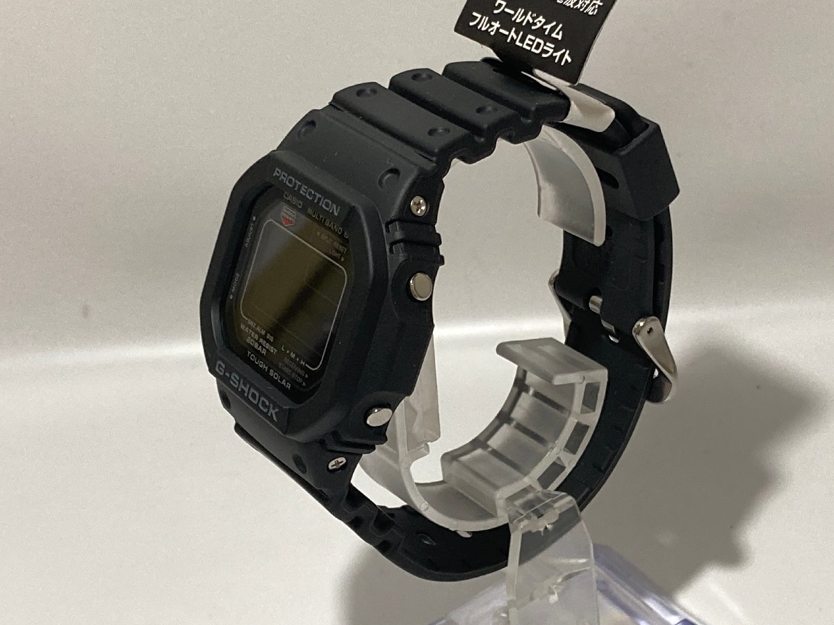 未使用 稼働品【8t100534】G-SHOCK CASIO カシオ 腕時計 3495 GW-M5610U ソーラー 電波時計 ブラック TOUGH SOLAR メンズ_画像3