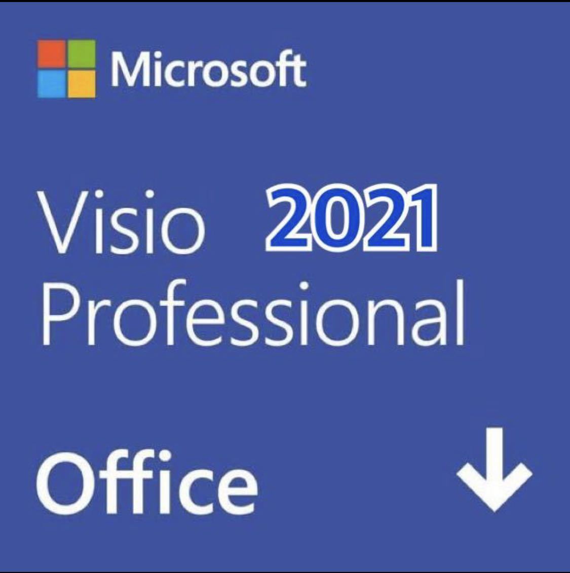 【NEW !!】Microsoft Visio 2021 Professional オフィス2021 プロダクトキー 正規 Word Excel 日本語版 認証保証_画像1
