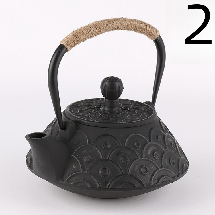 鉄壺 一等品 茶壺 高級感満載 茶壷 急須 常滑焼 茶器 茶道具 砂鉄 南部鉄器 手作り鉄 やかんを沸かす お茶の道具 容量：0.9L_画像3