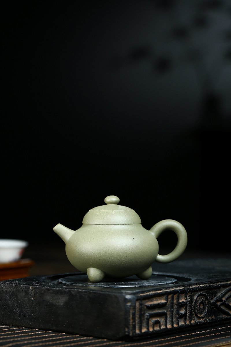 一等品 茶壺 紫砂 手作り 茶壷 茶入 煎茶道具 煎茶道具急須 常滑焼 茶器 茶道具 工芸品陶芸 容量：150ML_画像5