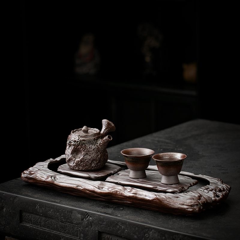 大人気 茶壺 一等品 手作り 茶壷 茶入 陶磁 煎茶道具 陶器 煎茶道具急須 常滑焼 茶器 茶道具 工芸品陶芸 容量：180ML_画像2