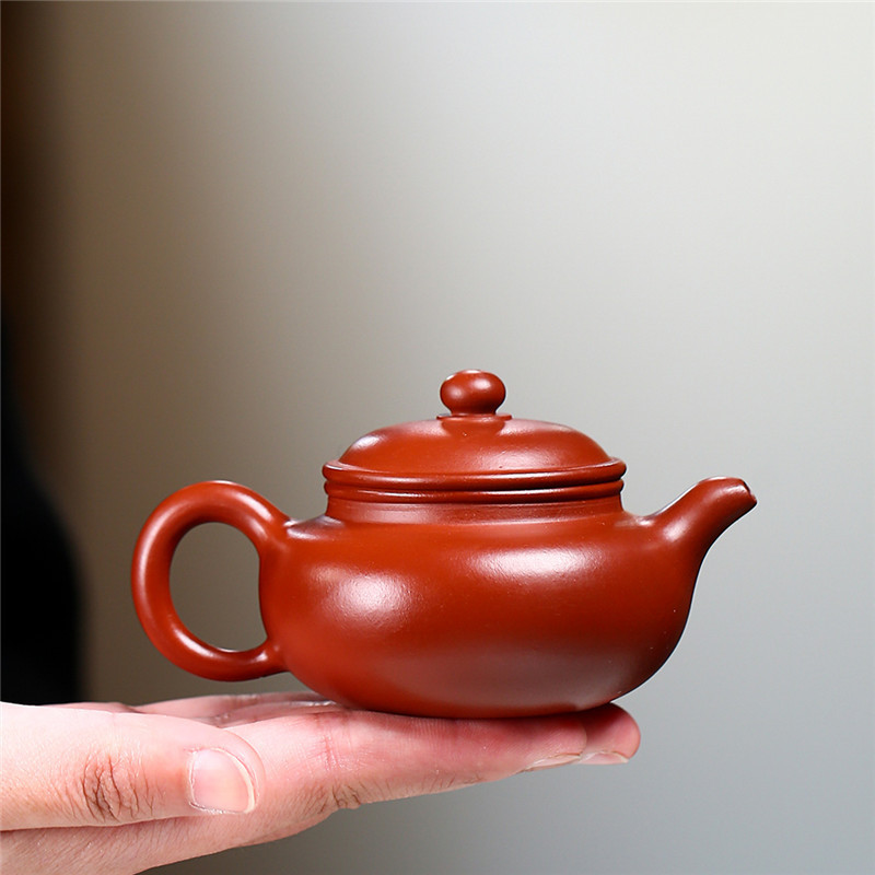 紫砂 一等品 茶壺 手作り 茶壷 茶入 煎茶道具 煎茶道具急須 常滑焼 茶器 茶道具 工芸品陶芸 容量：100ML