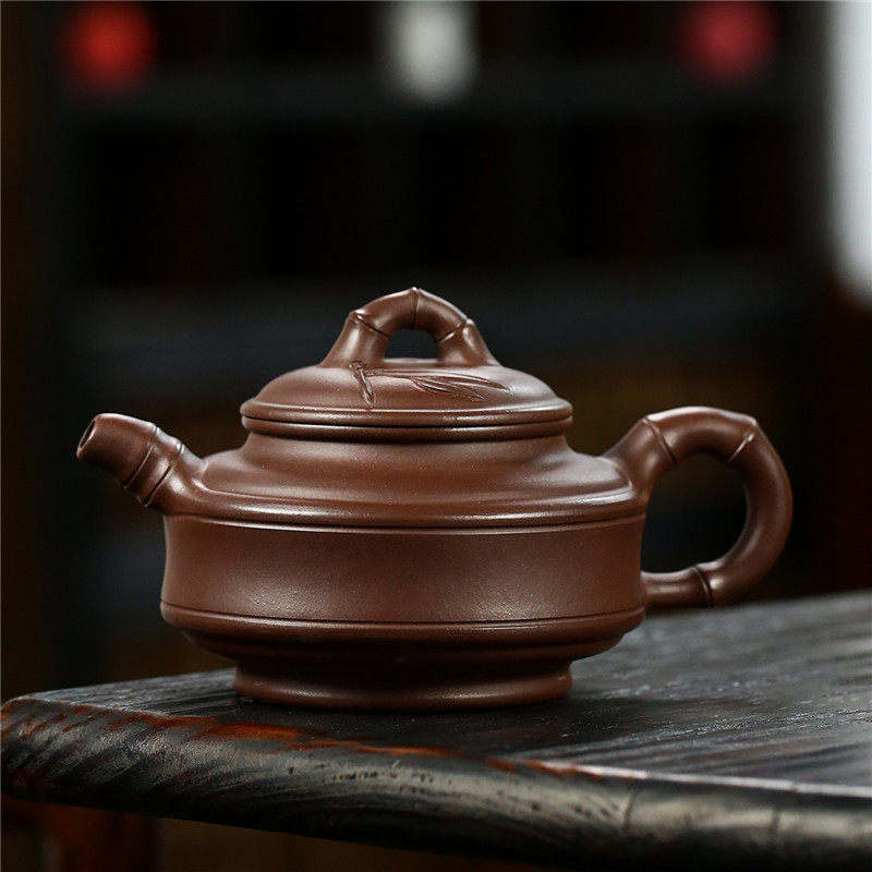 一等品 茶壺 紫砂 手作り 茶壷 茶入 煎茶道具 煎茶道具急須 常滑焼 茶器 茶道具 工芸品陶芸 容量：250ML
