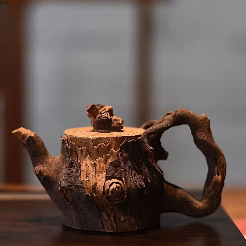 一等品 紫砂 茶壺 手作り 茶壷 茶入 煎茶道具 煎茶道具急須 常滑焼 茶器 茶道具 工芸品陶芸 容量：175ML