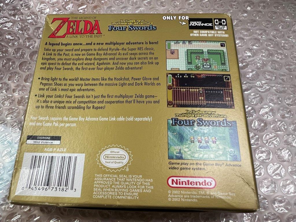 GBA Zelda : A link to the Past / ゼルダ 神々のトライフォース 北米版 海外 輸入 中古 完品 状態良好 動作確認済 送料無料 同梱可_画像5