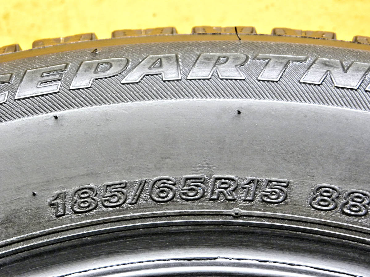 中古 ブリヂストン アイスパートナー2 185/65R15 2本 送料無料！_画像6