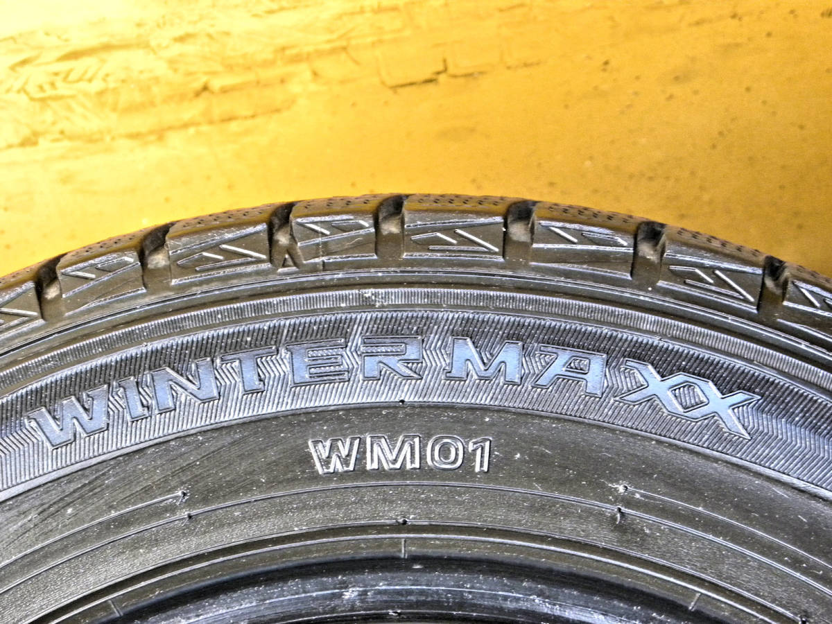 中古 ダンロップ ウィンターマックス WM01 155/70R13 4本 送料無料！_画像7