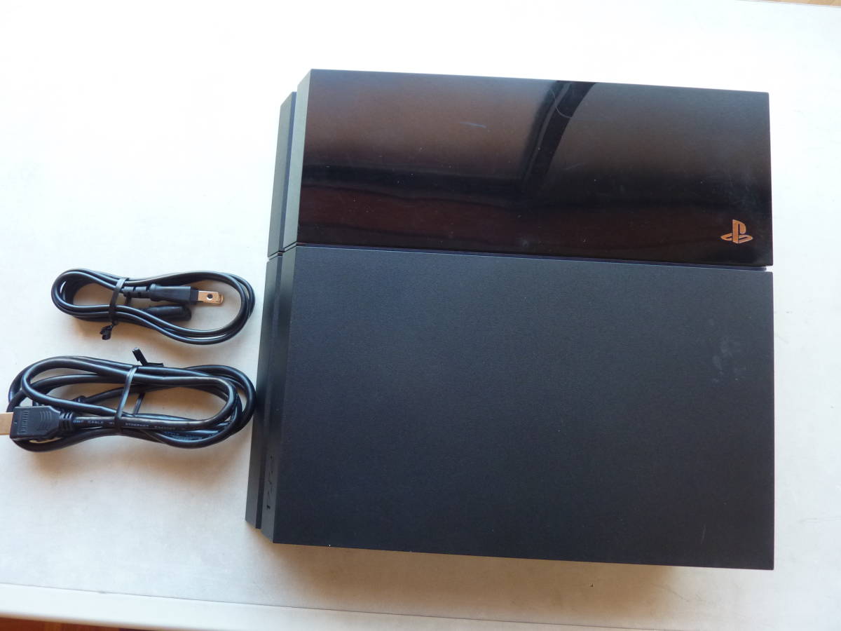 希少品 SONY製 PS4 ジェットブラック（CUH-1000A 500GBモデル FW9.00