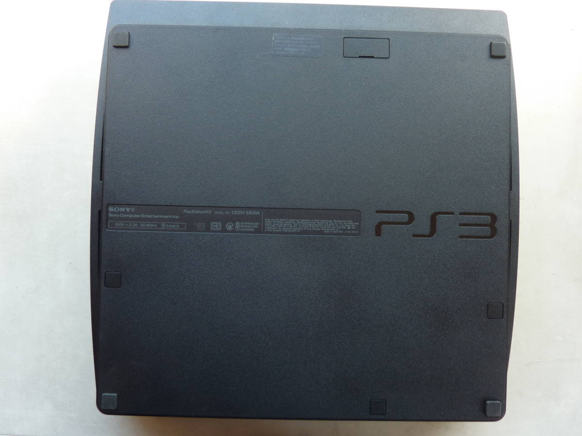 PS3 本体 チャコール・ブラック（CECH-2500A 160GB)本体とコントローラーと付属品付きの簡易動作確認済みのジャンク扱い品です。_画像5