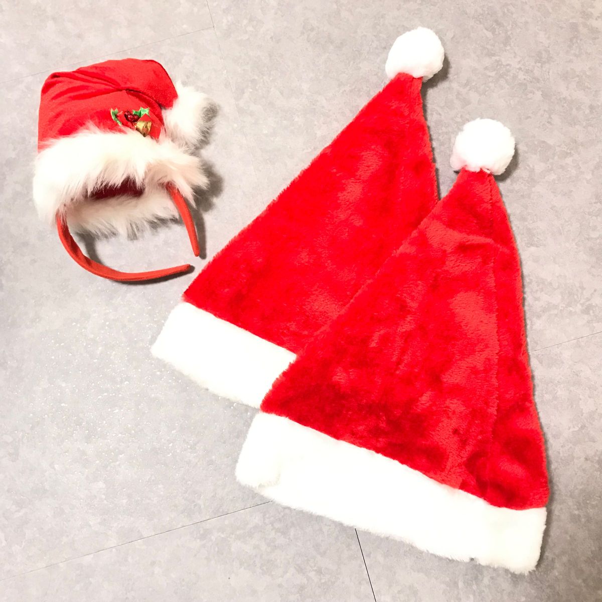 【美品】クリスマス パーティー コスプレ サンタクロース 3点セット 即日発送