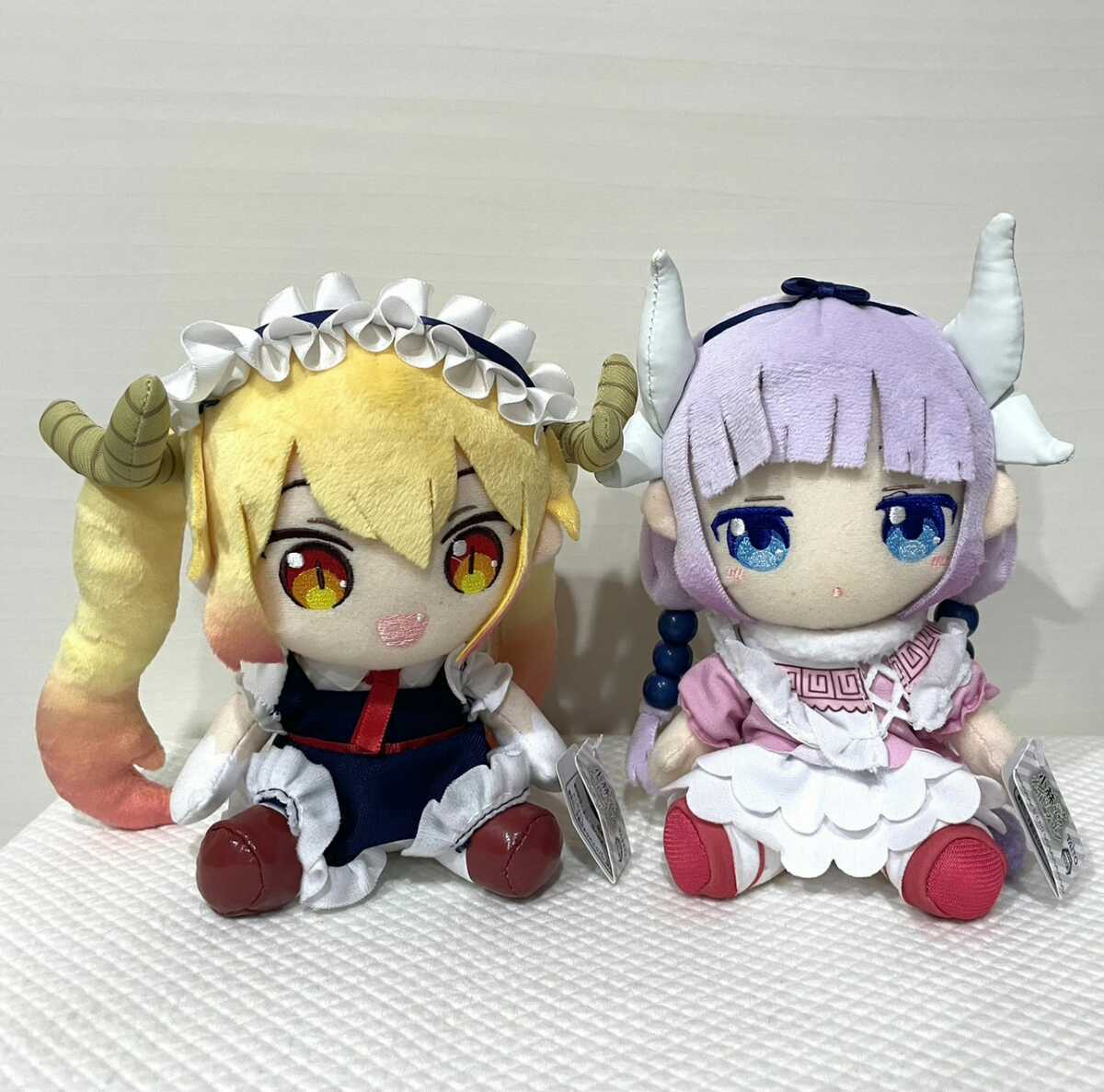 全2種セット【トール&カンナ】小林さんちのメイドラゴン オリジナルぬいぐるみ トール カンナ 座高約17cm タイトー タグ付き 新品 PW_画像2