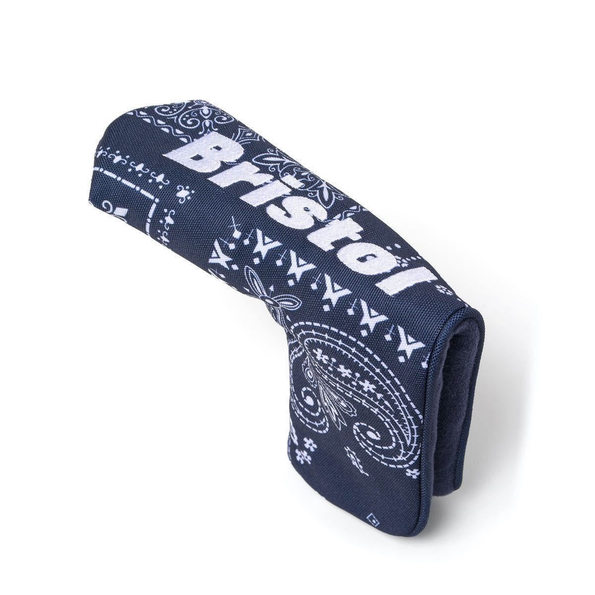 【新品未使用】 22AW 23 新品 FCRB f.c real bristol エフシーレアルブリストル SOPH ソフ PUTTER HEAD COVER パター ゴルフ バンダナ NAVY