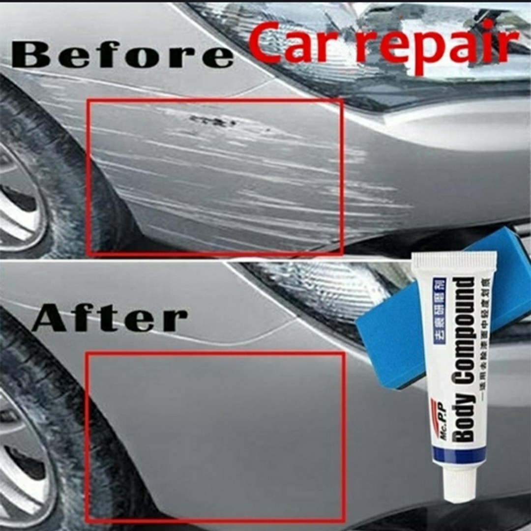 新品　未使用　修理　車　塗装　傷　補修　　チューブ　スポンジ付き　黒　3_画像1