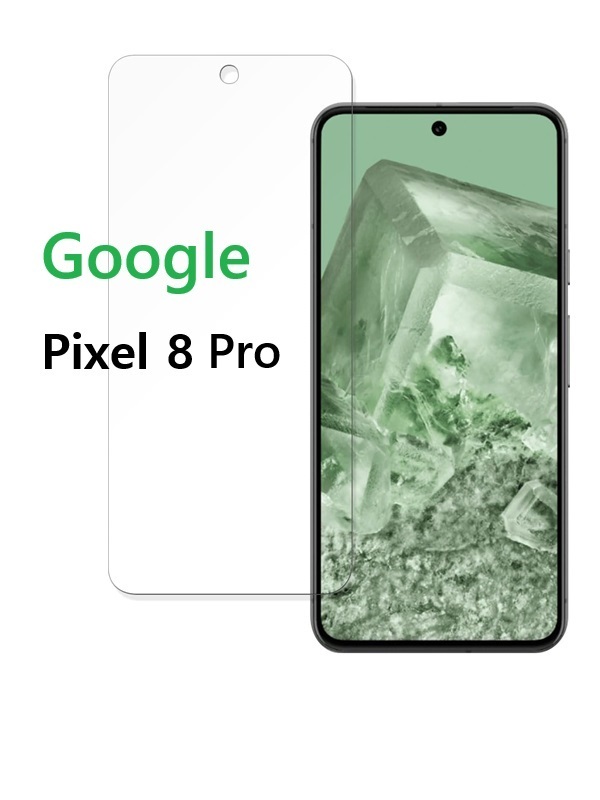 Google Pixel 8 Pro用2.5D 強化ガラス 液晶フィルム 保護シート 高透過性 耐衝撃 硬度9H 極薄 指紋 汚れ付着防止 透明_画像1