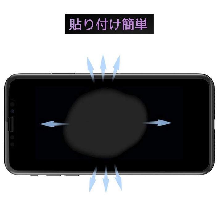 iPhone 12 mini 5.4inch用アンチグレア ガラスフィルム非光沢 反射防止 5D耐衝撃 硬度9H 極薄 ラウンドエッジ加工_画像6