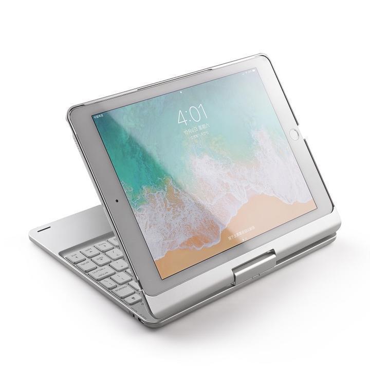F180A iPad Pro9.7インチ/Air2/Air用Bluetoothワイヤレス キーボードケース360度回転 ローズゴールド_画像10